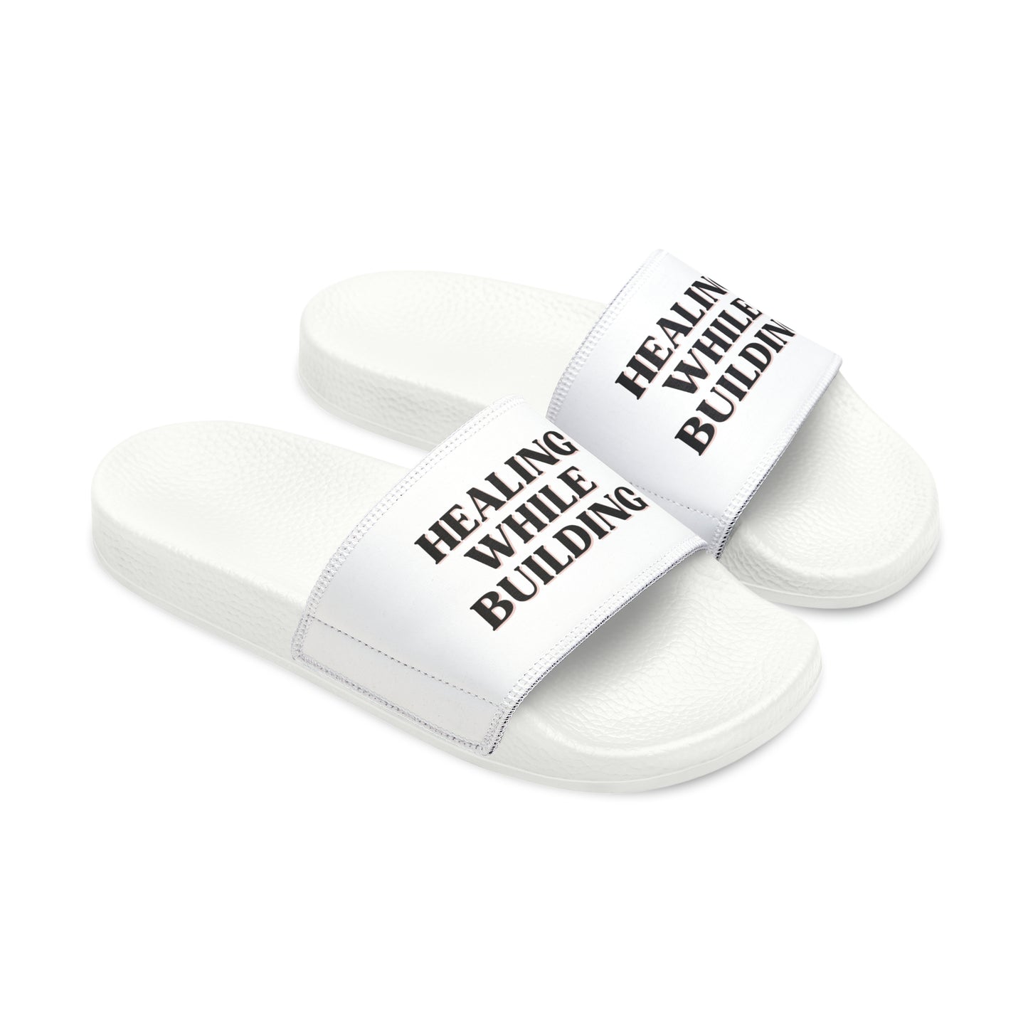 Healing While Building Men Slide Sandals