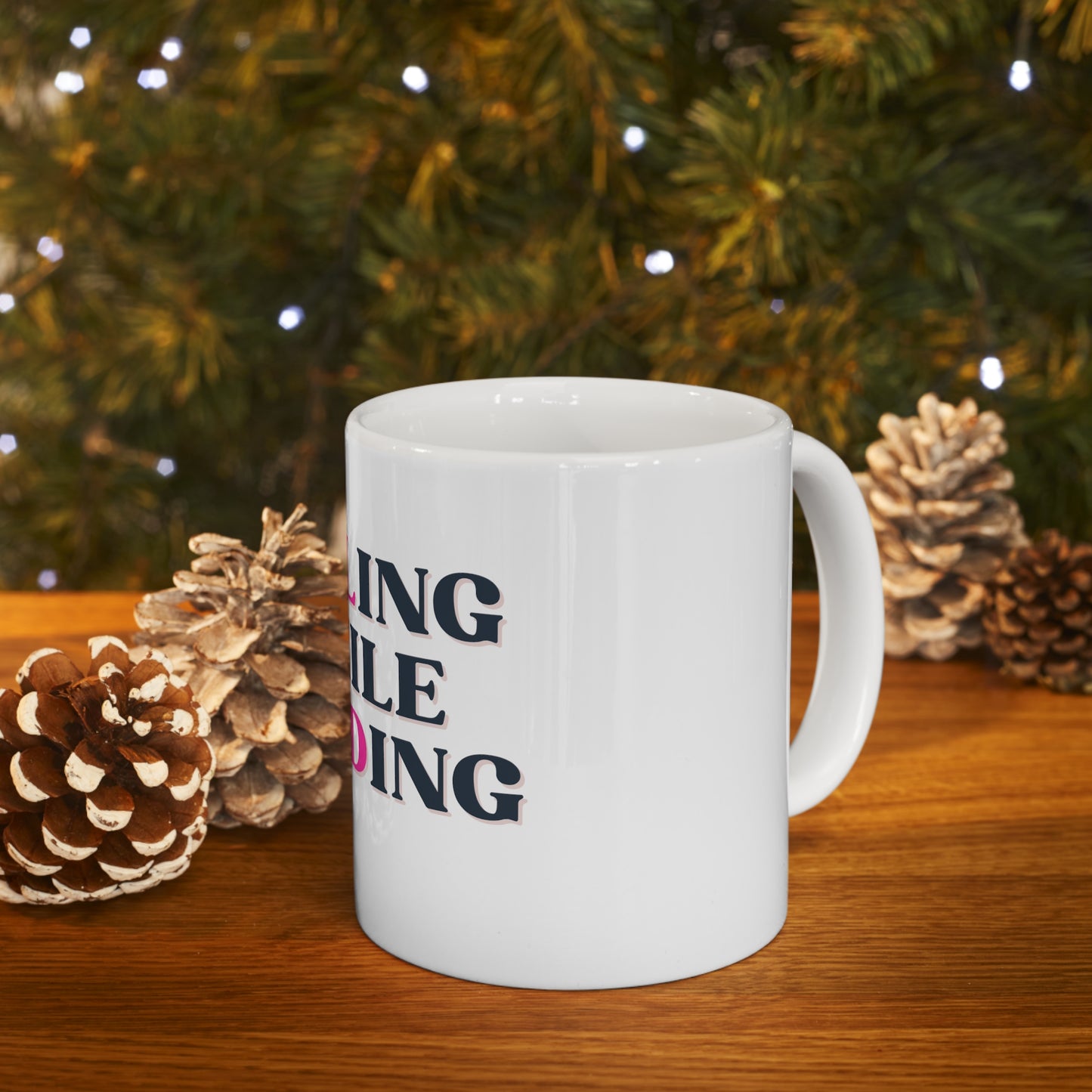 Healing While Building White Ceramic Mug 11oz