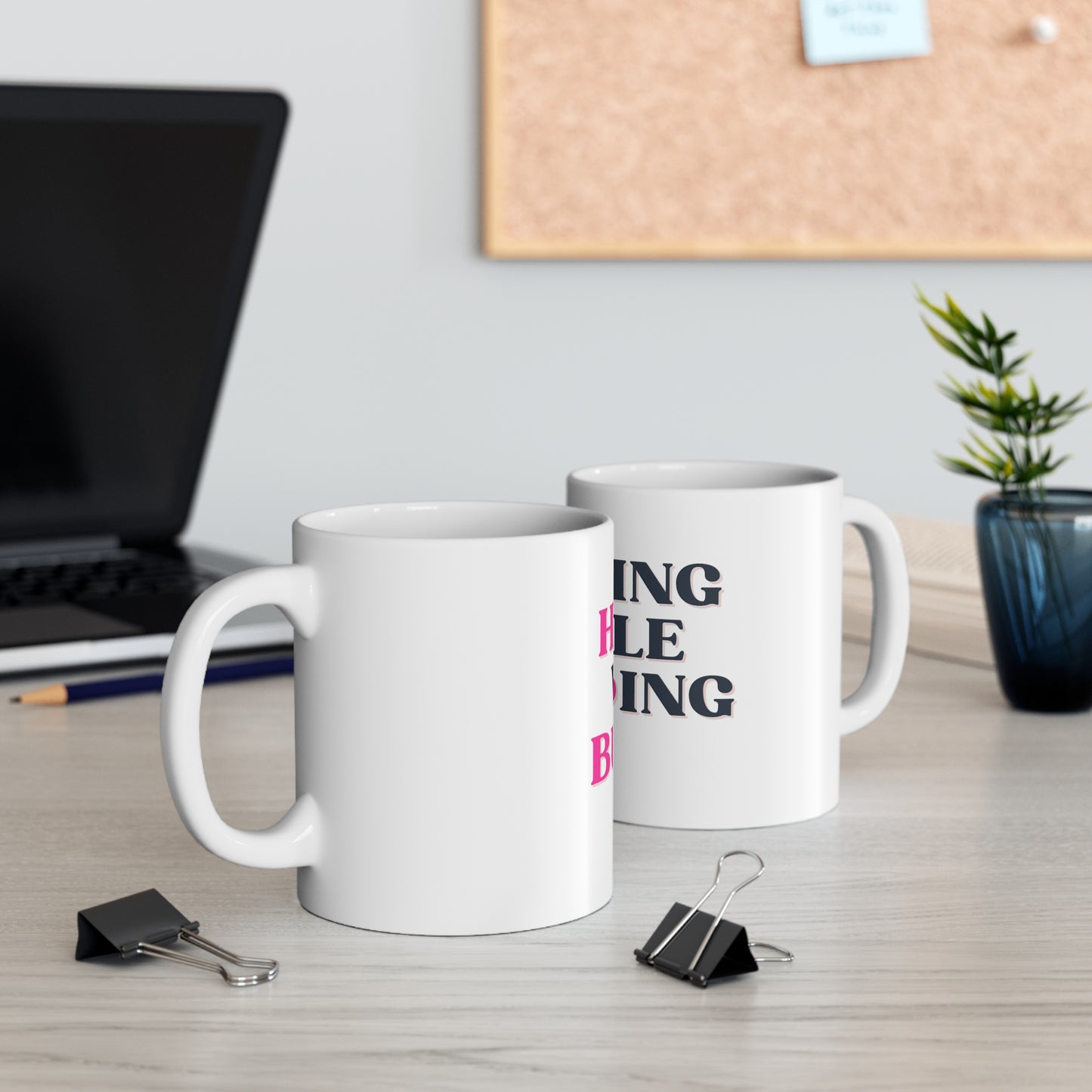 Healing While Building White Ceramic Mug 11oz