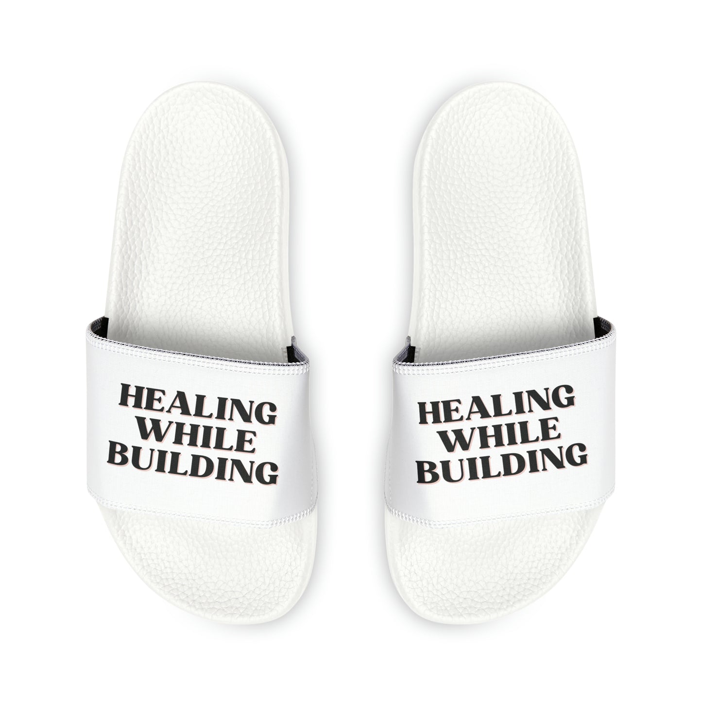 Healing While Building Men Slide Sandals