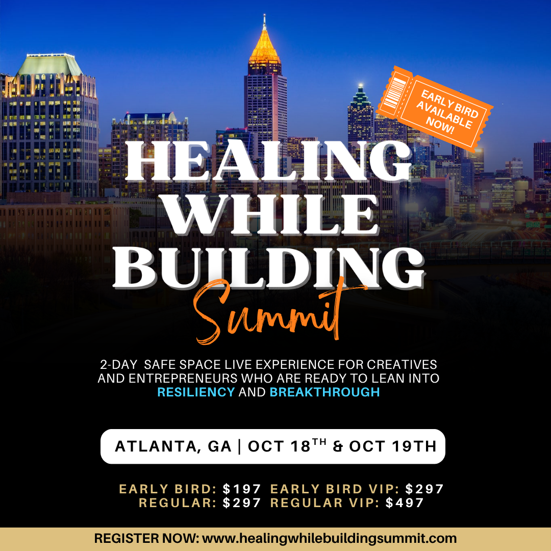 Healing While Building 2 DAY Live Ticket (Oct 18th and 19th ATL)
